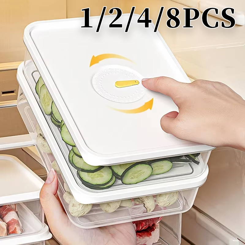 Meal Prep Containers Xl - Contenedor multiusos para frescura de alimentos,