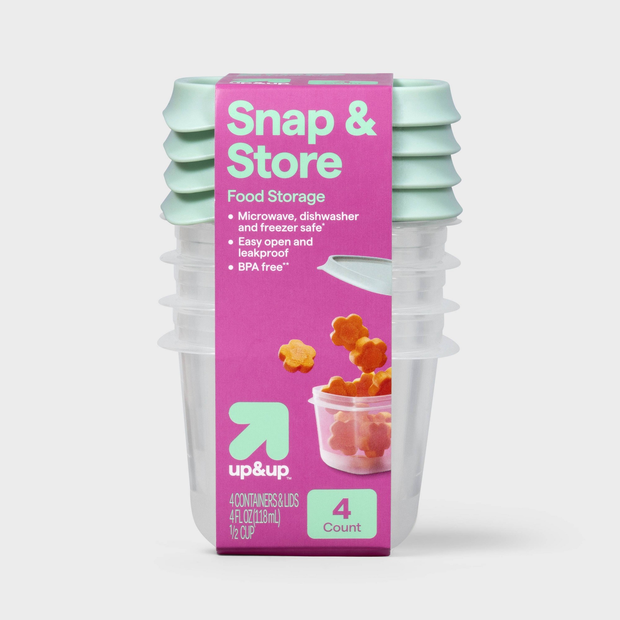 Meal Prep Containers - Contenedores de Almacenamiento de Alimentos Cuadrados