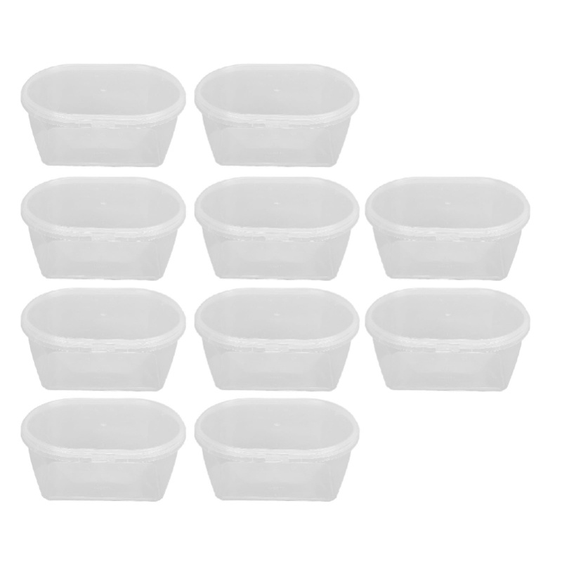 Meal Prep No Microwave - Cajas de almacenamiento con tapas aptas