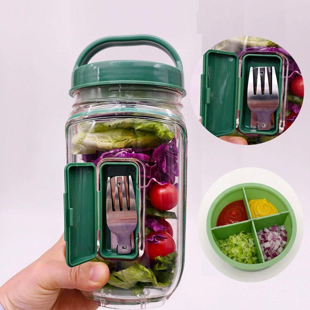 Recipiente Portátil para Ensal - Meal Prep Containers reseña y precio