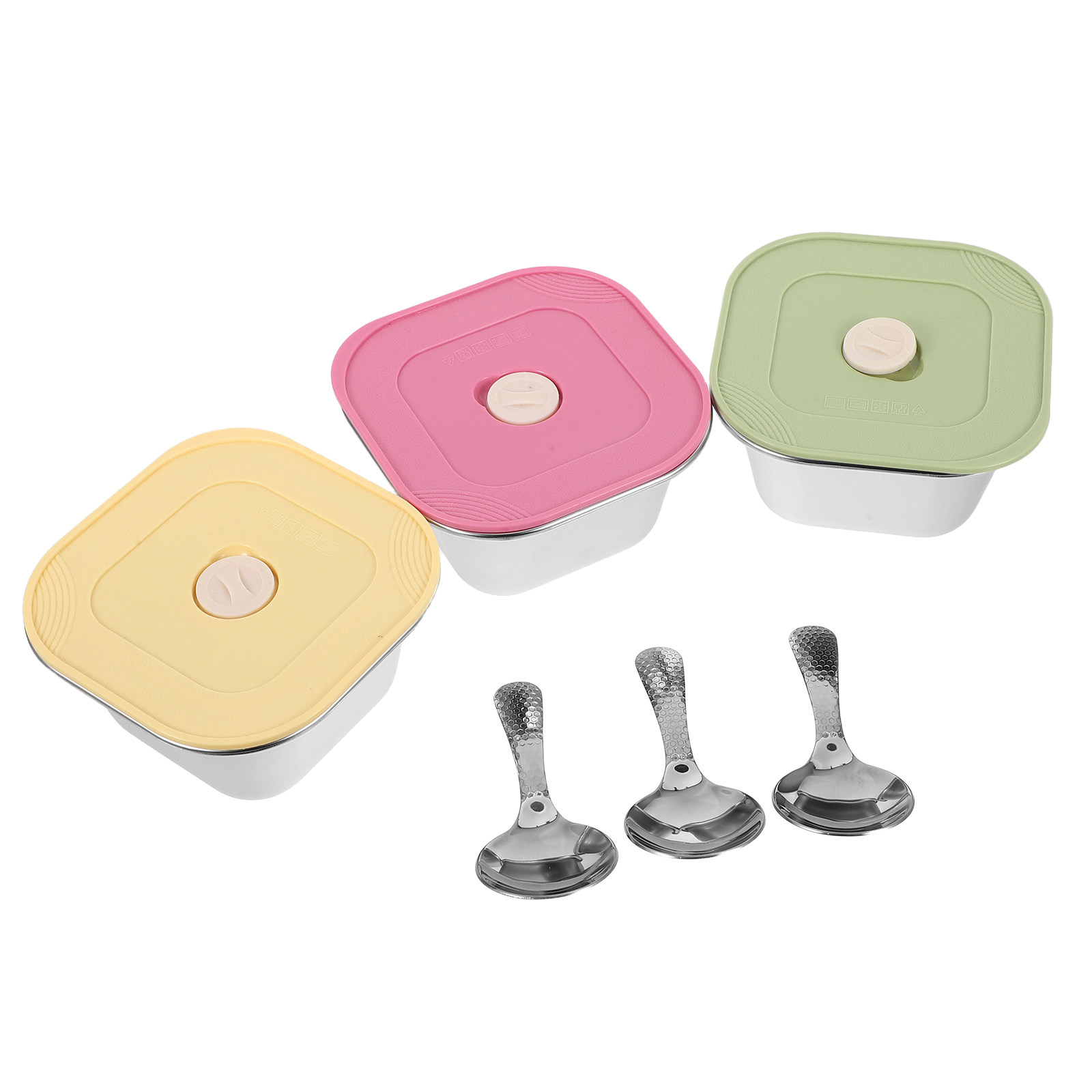 Juego de 3 Recipientes Apilabl - Meal Prep Jars With Lids reseña y precio