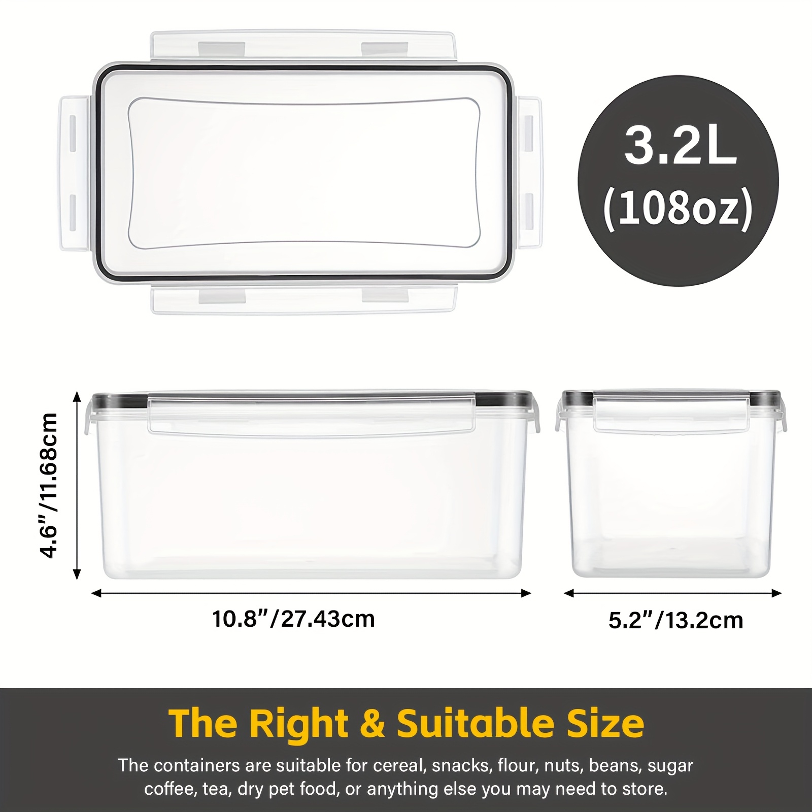 Juego de 1/2/3 Recipientes Her - Meal Prep Containers Xl reseña y precio