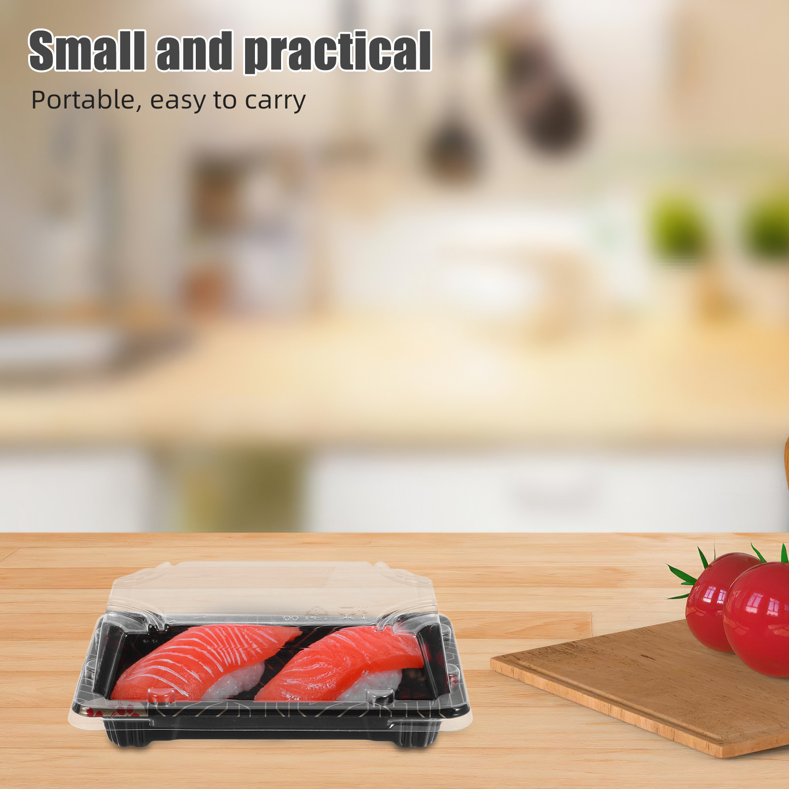 Contenedor de Sushi Estilo Jap - Meal Prep Japanese Food reseña y precio
