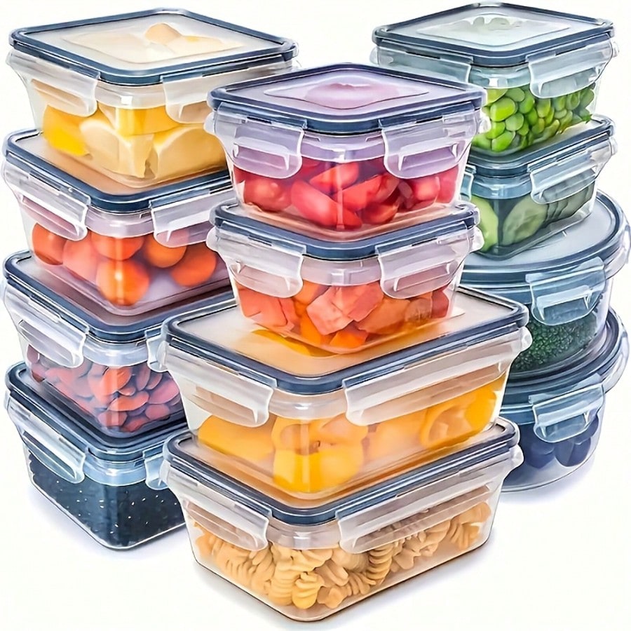 Juego de recipientes para prep - Meal Prep Containers reseña y precio