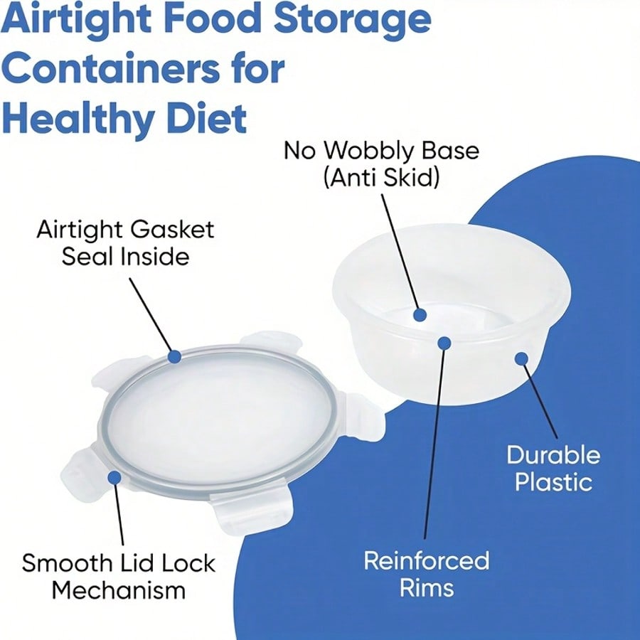 Juego de recipientes para prep - Meal Prep Containers reseña y precio