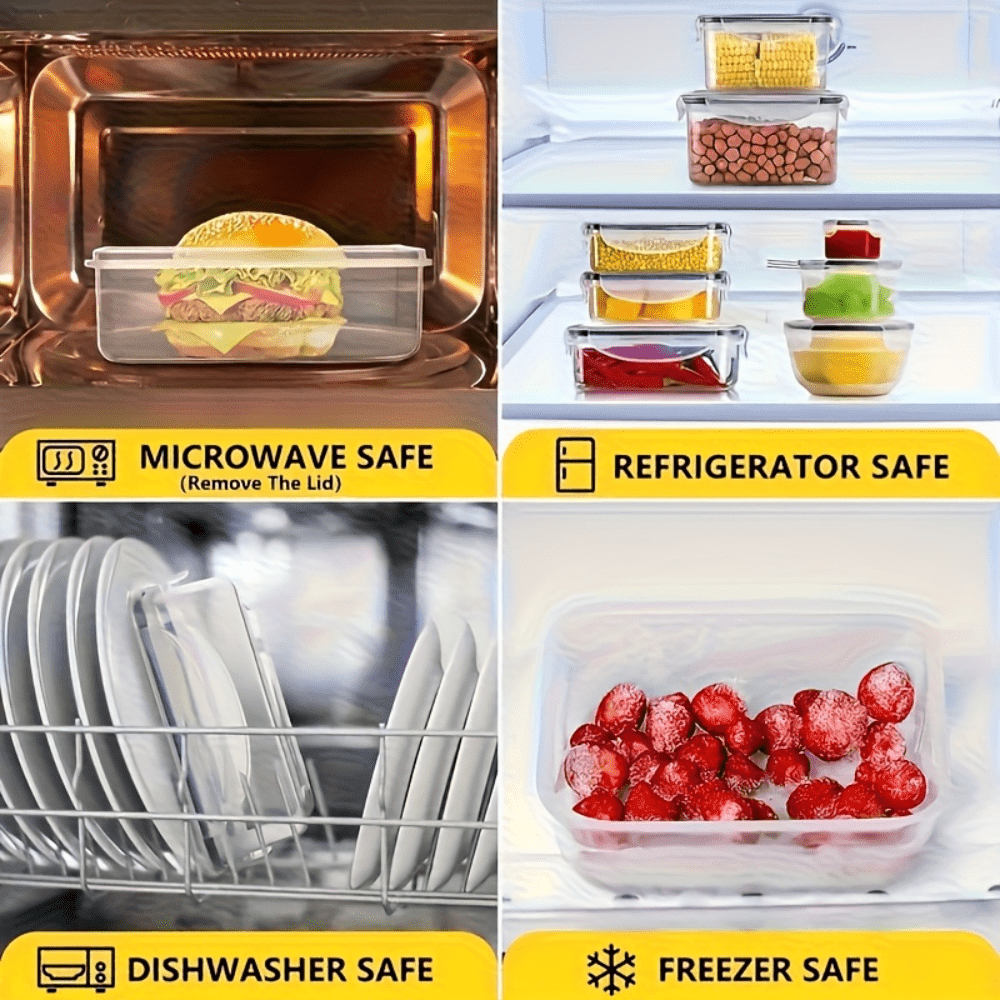 50 piezas de recipientes para  - Meal Prep Jars With Lids reseña y precio