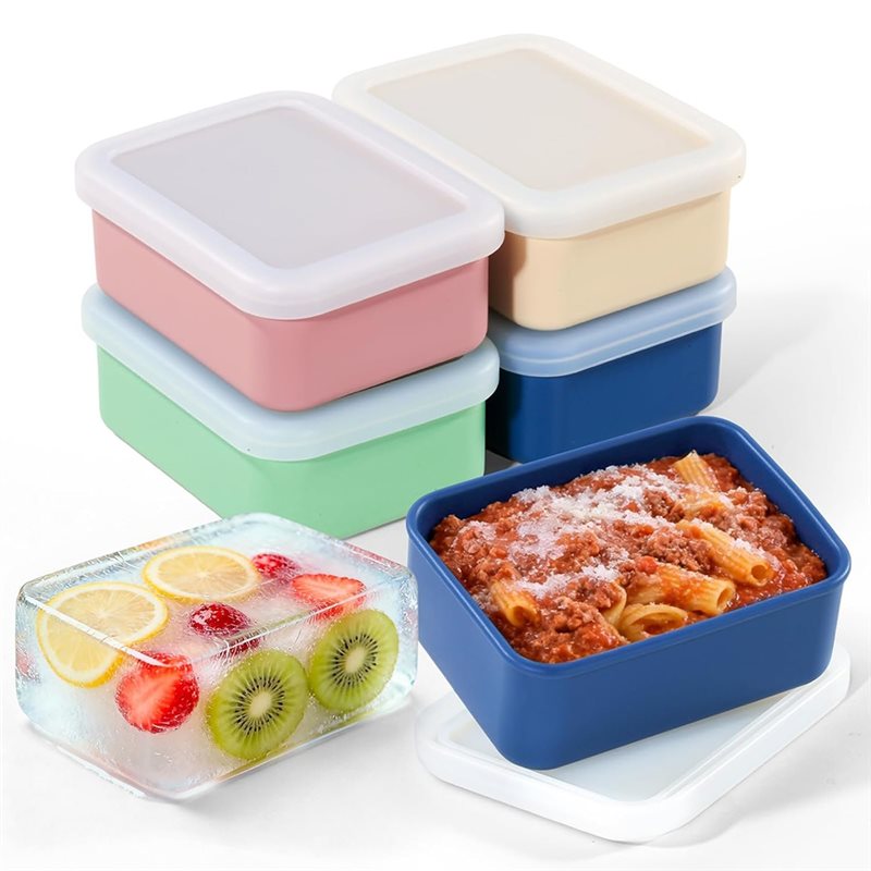 AB33-4-Pack Moldes de silicona - Meal Prep Containers reseña y precio