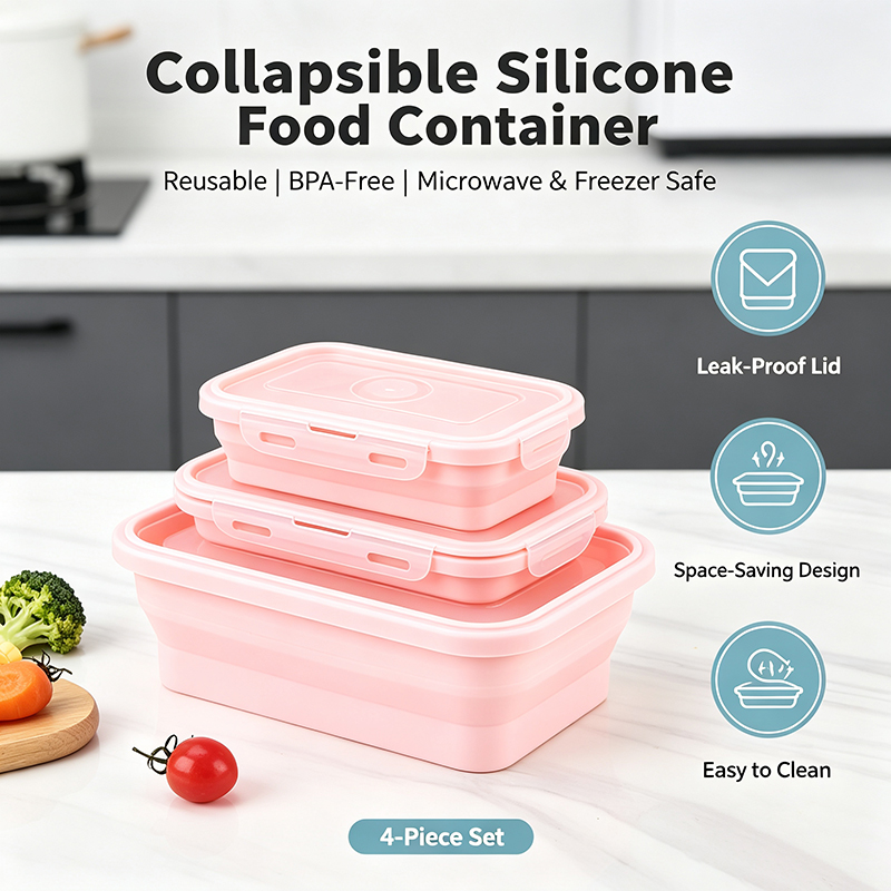Lonchera plegable de silicona, - Meal Prep No Microwave reseña y precio
