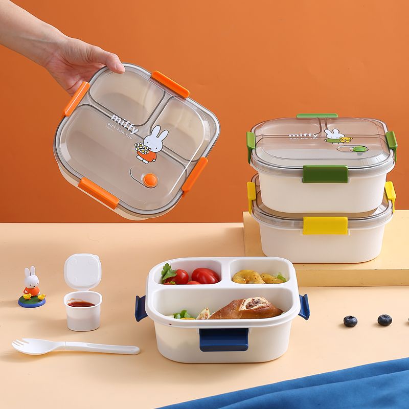 Lonchera Bento Kawaii de Miffy - Meal Prep No Microwave reseña y precio