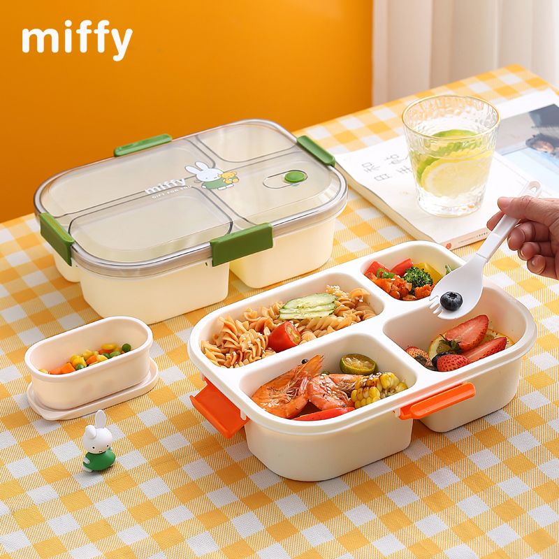 Lonchera Bento Kawaii de Miffy - Meal Prep No Microwave reseña y precio
