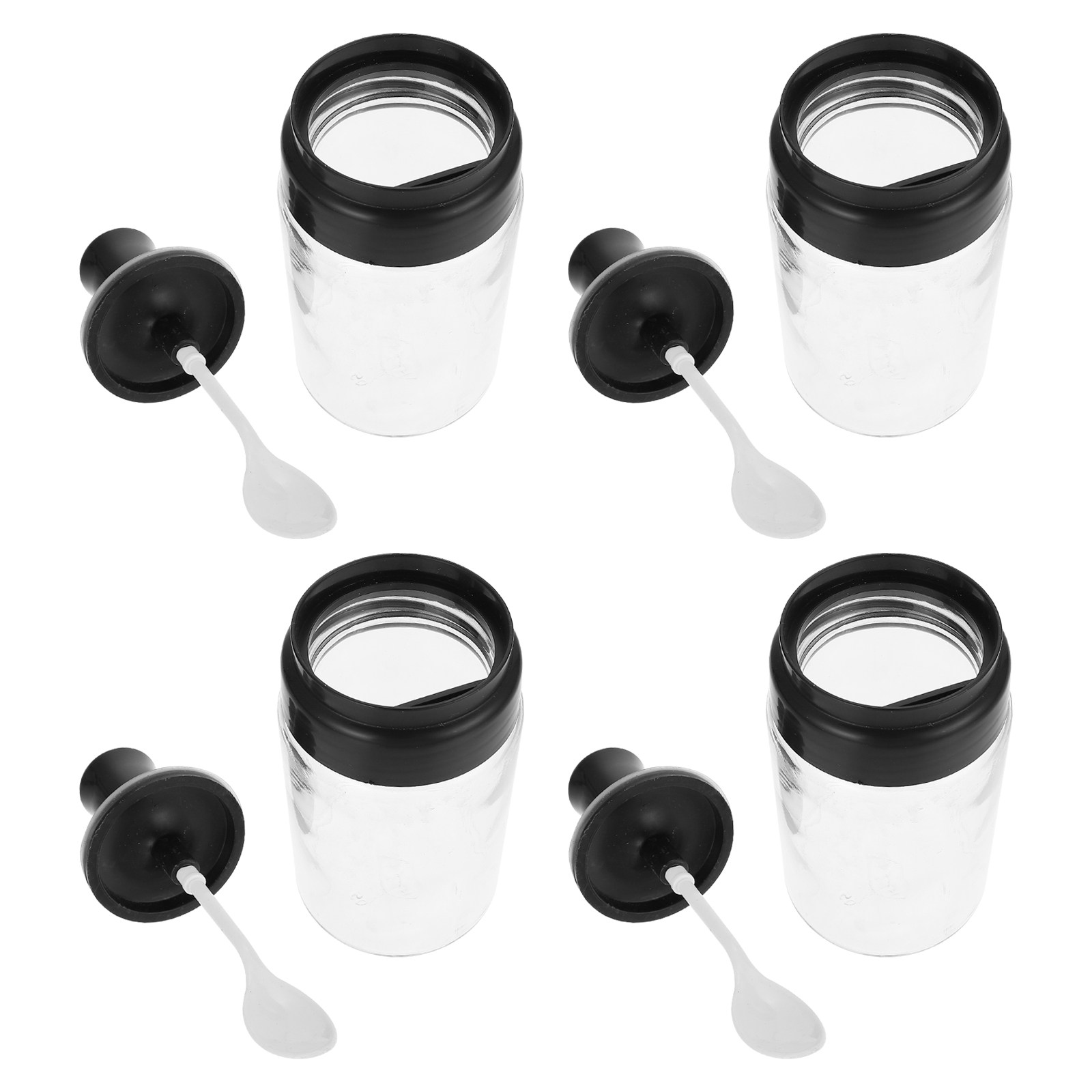 Juego de 4 Tarros de Cristal p - Meal Prep Jars With Lids reseña y precio