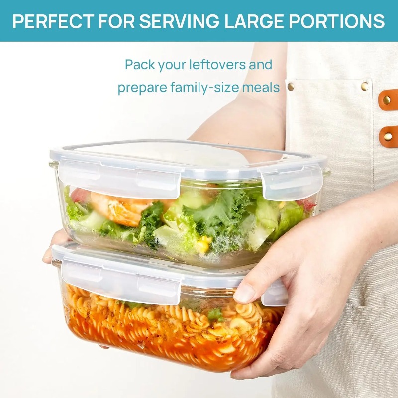 Juego de 18 recipientes de vid - Meal Prep Jars With Lids reseña y precio