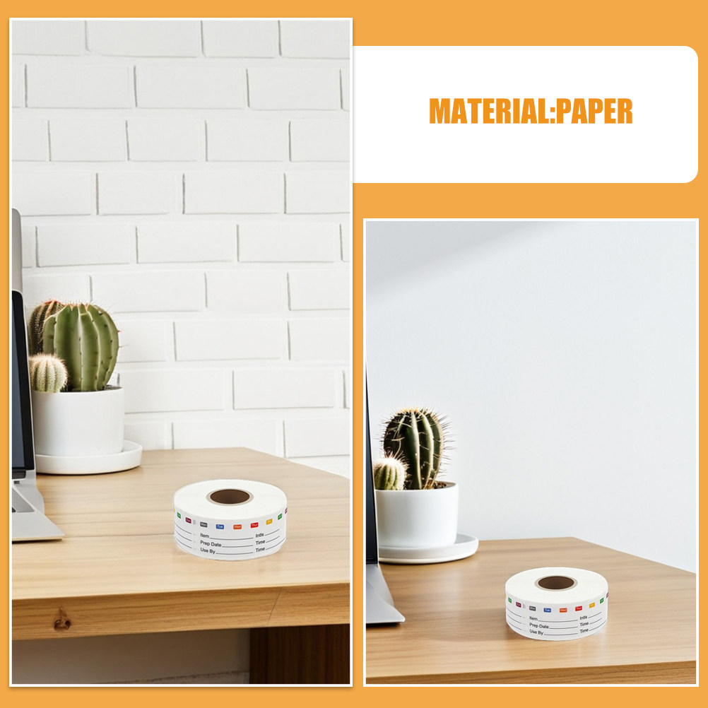 2 Rollos de Etiquetas Adhesiva - Meal Prep Containers reseña y precio
